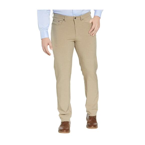 Greg Norman Ultimate Travel Pants Black & Khaki 38x34 Performance Stretch NWT - Picture 15 of 15